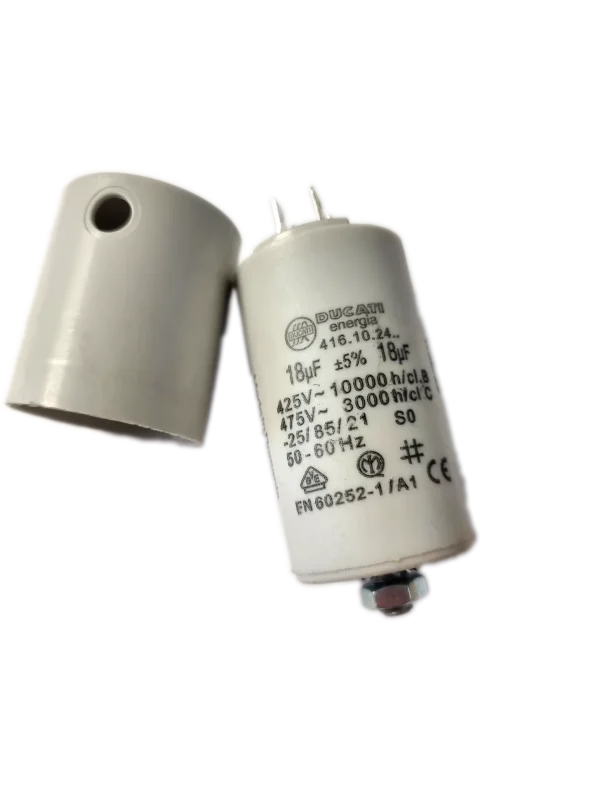 18uf Ducati Motor Run Capacitor 450v 416.10.24