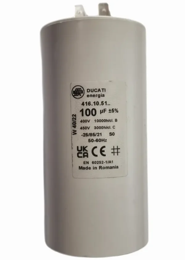 100uf Ducati Motor Run Capacitor 450v 416.10.51