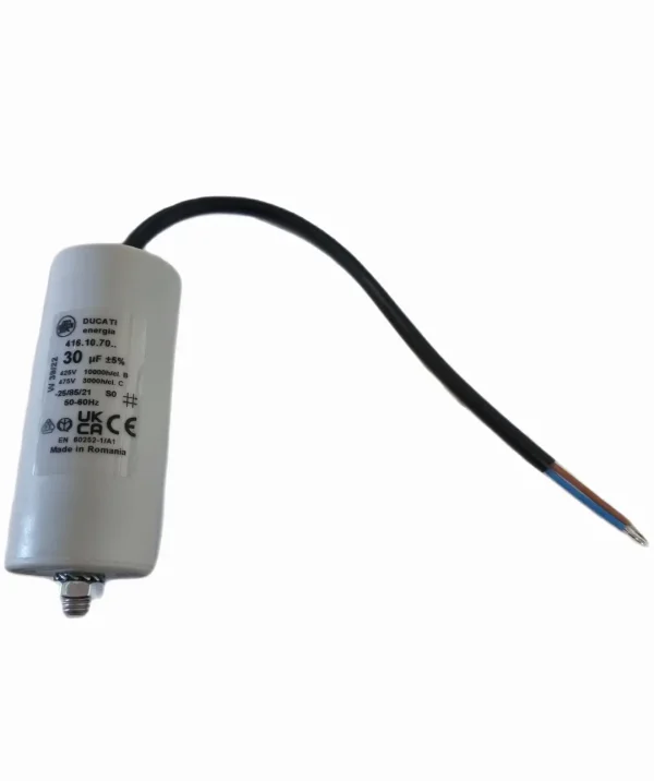 30uf Ducati Motor Run Capacitor 450v Twin Cable 416.10.70